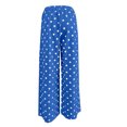 thumbnail image 5 of XINPING Women's Wide Leg Baggy Sweatpants Polka Dot Y2K Casual Trousers Elastic Waist,Drawstring,Loose Pants,Trendy Y2K Pants, 5 of 5