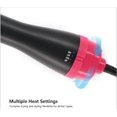 thumbnail image 6 of Luxur Pro Collection Salon 2 in 1 One Step Hair Dryer and Volumizer 13.4" Plastic Hot Air Brush, Ionic, Black, 6 of 9