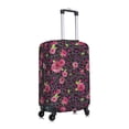thumbnail image 3 of Balery Luggage Cover Rose Mix Leopard 2 Print Suitcase Covers for Luggage Elastic Washable Suitcase Protector Fits 18-32 Inch Luggage-Small, 3 of 9