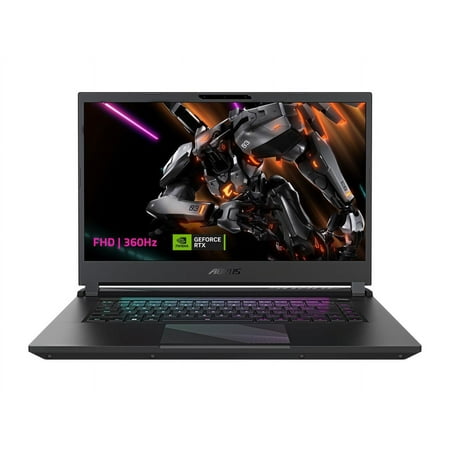 GIGABYTE AORUS 15 - 15.6" FHD 1920x1080 360Hz - NVIDIA GeForce RTX 4050 Laptop GPU 6GB GDDR6 - Intel Core i5-12500H - 8GB DDR5 RAM - 512GB SSD - Win11 Home - Gaming Laptop (AORUS 15 9MF-E2US583SH)