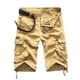 thumbnail image 1 of pstuiky Pantalones cortos de entrenamiento para hombre, Pantalones cortos cargo para hombre, multibolsillos, holgados, para playa y verano Pantalones cortos deportivos para hombre, 1 of 2