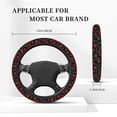 thumbnail image 5 of Bingfone Cherry Steering Wheel Cover - Universal 15 Inches Car Steering Wheel Covers Grip Auto Internal Accessories, 5 of 7