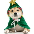 thumbnail image 4 of Perro, mascota, gato, abrigo pequeño, camuflaje, árbol de Navidad, abrigo, gato, perro, ropa de vacaciones, ropa de Navidad (verde M), 4 of 5
