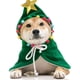 thumbnail image 2 of Disfraz de Navidad para mascotas Cachorro Capa de Navidad con estrella y pompones Gato Capa de Papá Noel con gorro de Papá Noel Fiesta Perro de tamaño pequeño a mediano Vhermosa WRJM-499-2, 2 of 5