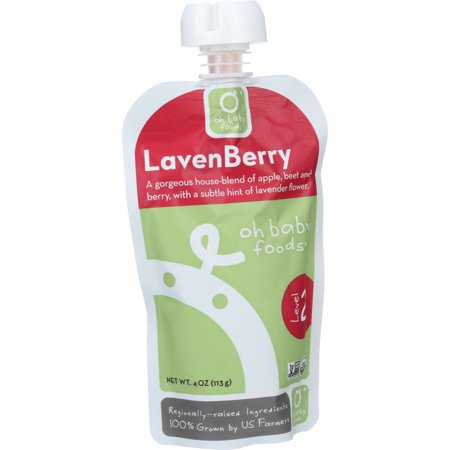 UPC 853382002236 product image for Oh Baby Foods Organic Baby Food - Textured Puree - Level 2 - LavenBerry - 4 oz  | upcitemdb.com