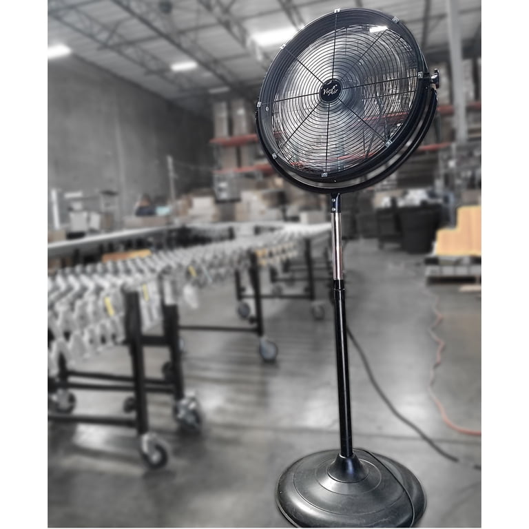 VieAir 20" Industrial Pedestal Drum Fan, 3-Speed photo 3