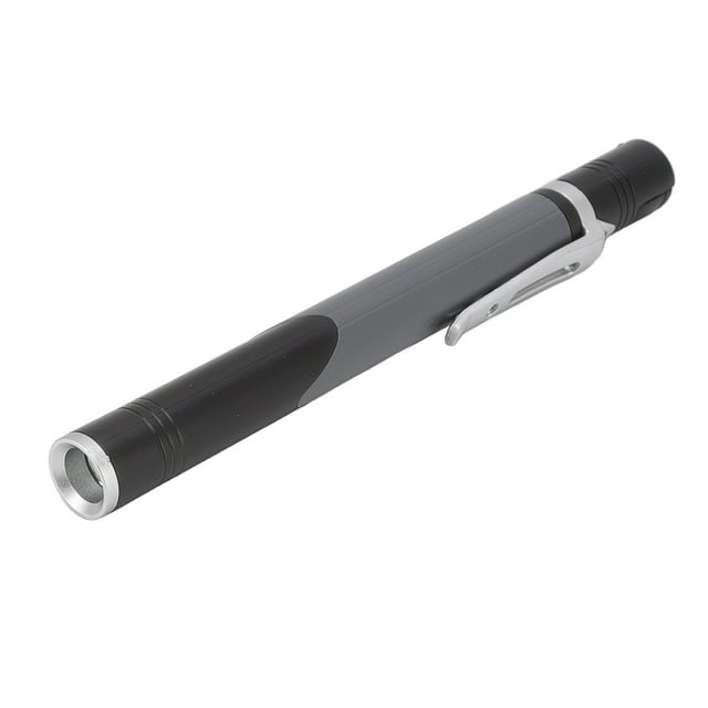 Pen Flashlight, 3 Light Sources LED Pen Flashlight USB Charge Portable For Outdoor Black,Red
