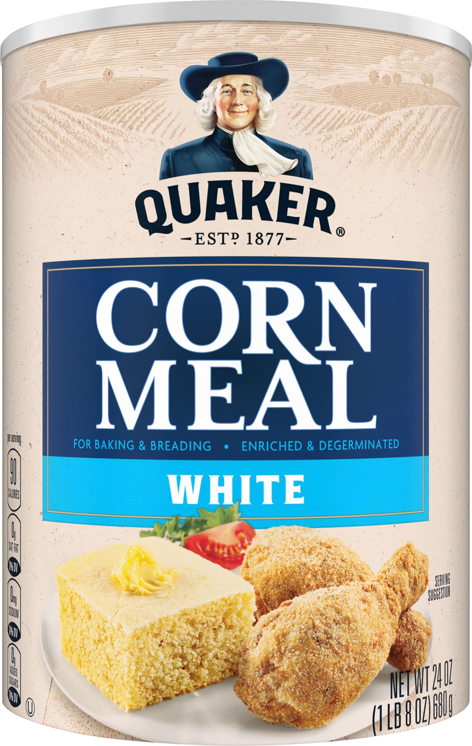 Quaker Oats Quaker  Corn Meal, 24 oz