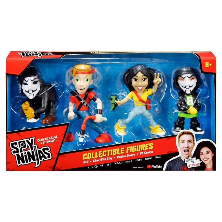 Spy Ninjas Action Figure Set, 4 Pieces - Walmart.com