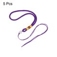 thumbnail image 3 of Unique Bargains Jade Rope Nylon Cords Bracelets Strings Emerald Rope, Purple 5 Pack, 3 of 5