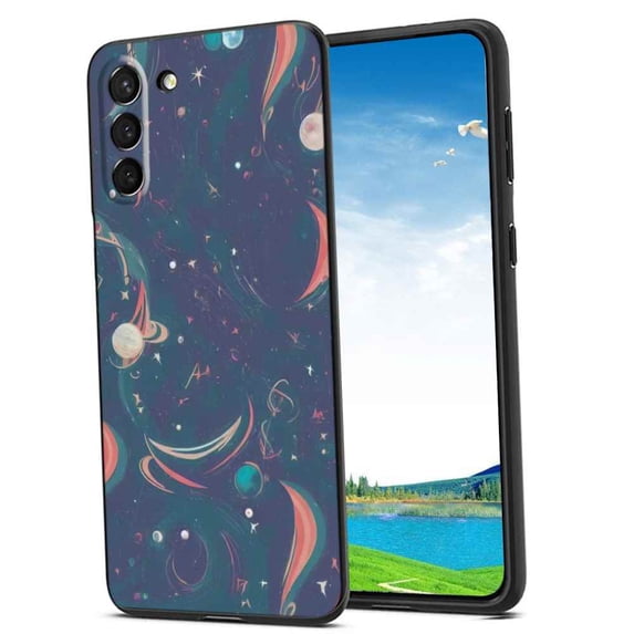 Compatible with Samsung Galaxy S22+ Plus Phone Case, Celestial-Space-Case-Abstract-Cover8 Case Silicone Protective for Teen Girl Boy Case for Samsung Galaxy S22+ Plus