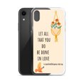 thumbnail image 2 of Let All That You Do Be Done In Love iPhone Case Bible Quote Scriptures Christian Gift Religious Phone Cover (iPhone XR), 2 of 4