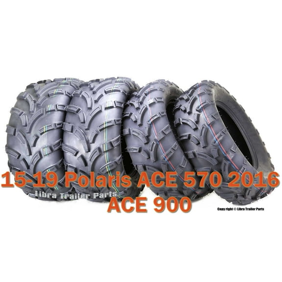 15-19 Polaris ACE 570 2016 ACE 900 ATV Tire Set WANDA 25x8-12 25x10-12 lite Mud