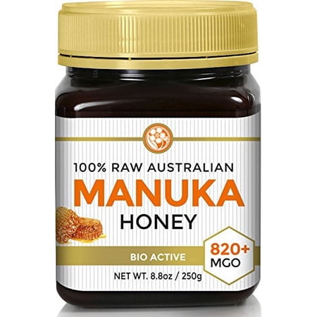 RAW MANUKA HONEY MGO 820+ (NPA 20+) 8.8oz (250g)Medicinal Strength FREE SHIPPING