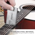 thumbnail image 4 of String Action Ruler, Anti-Rust Easy To Carry Guitar Gauge Tool, Practical Lightweight Stainless Steel Not Easy To Damage DIY For Guitar Bass String Instruments, 4 of 8