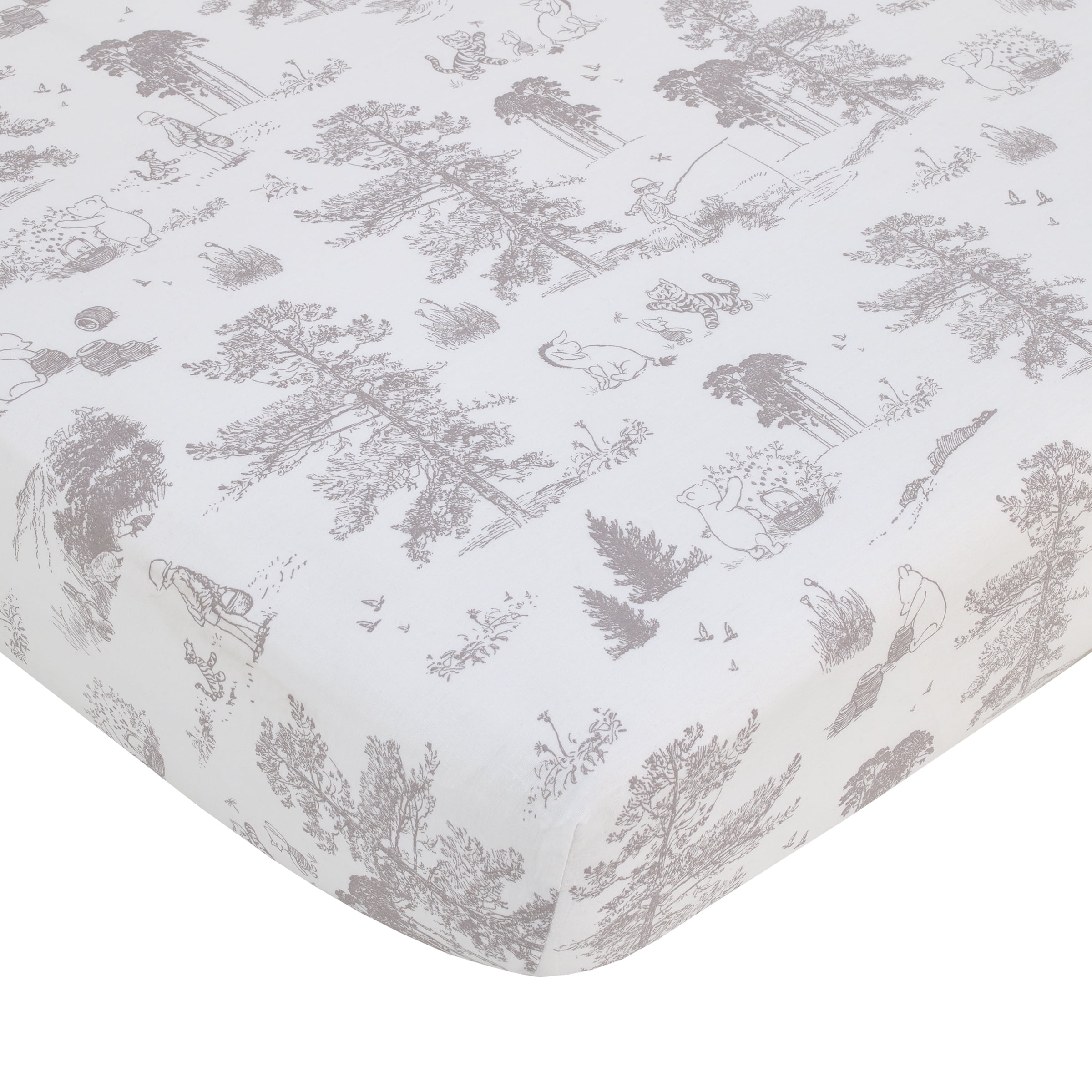 Disney Classic Pooh Hunny Fun 3 Piece Nursery Crib Bedding Set