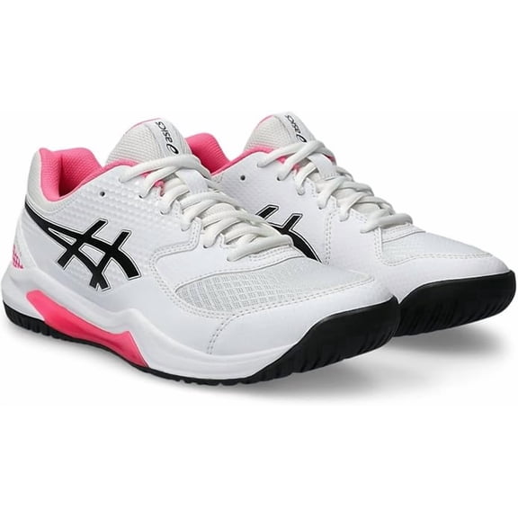ASICS Womens Gel-Dedicate 8 Pickleball White/Hot Pink Size 7.5