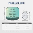 thumbnail image 3 of Vsdgher Not All Those Who Wander Are Lost1 Print Car Windshield Sun Shade, Reflective Sunshade Window Sunshade Sun Visor Protector Fit for Cars,Trucks,SUVs-Large, 3 of 6
