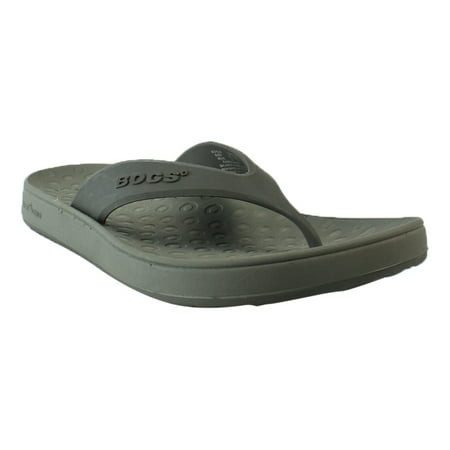 Bogs - Bogs Mens Gray Flip Flops Sandals Size 8 New - Walmart.com