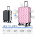 thumbnail image 6 of Daiia Breast Cancer Awareness5 Luggage Cover, Thickened Washable Travel Luggage Covers, Elastic Unique Baggage Covers for 18-20 inch Luggage-Large, 6 of 9