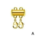 thumbnail image 4 of Sterling Silver Layered Necklace Detangler Clasp, Multi-Strand Layering Tube Connector for Delicate Chains & Pendants, Anti-Tangle Jewelry Accessory, 4 of 8