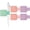 Pink/Purple/Mint, variant on (5 Pack) Pen Loop Holder for Notebooks Journals Planners Tablet Case, Self Adhesive Leather Pencil Holder with Elastic Loop for Pens, Apple Pencil, Stylus Pen -Black