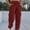 Wine, variant on Swuxness Womens Solid Color Jogger Pants Cuffed Ankle Drawstring Casual Soft Sweatpants
