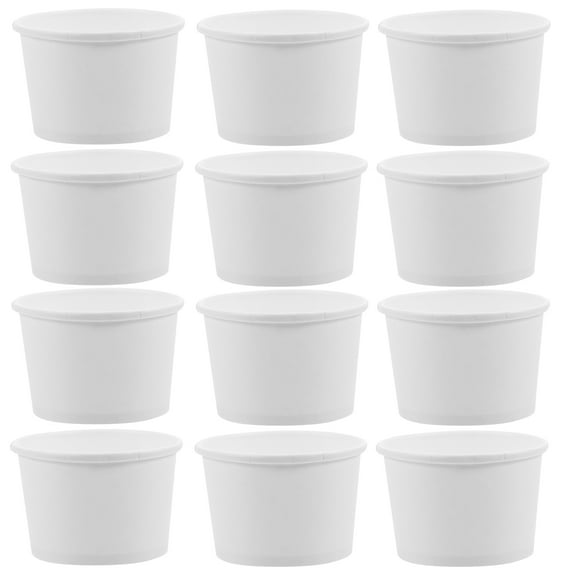100pcs Paper Cups Drinking Tasting Cups Disposable Paper Cups Coffee Juice Cups 50ml