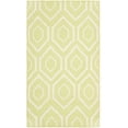 thumbnail image 2 of Safavieh Dhurries Bianca Geometric Area Rug, Green/Ivory, 4' x 6', 2 of 11