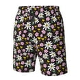 thumbnail image 5 of Naloa Daisies Flowers Men's Beach Shorts, Surfing shorts, Swim trunks, Quick Dry Swim Trunks for Surfing Beach Fun - Small, 5 of 9