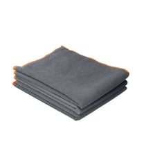 Superio Microfiber Cleaning Cloth for Window Cleaning, Car Cleaning, and More, Gray, 3-Pack