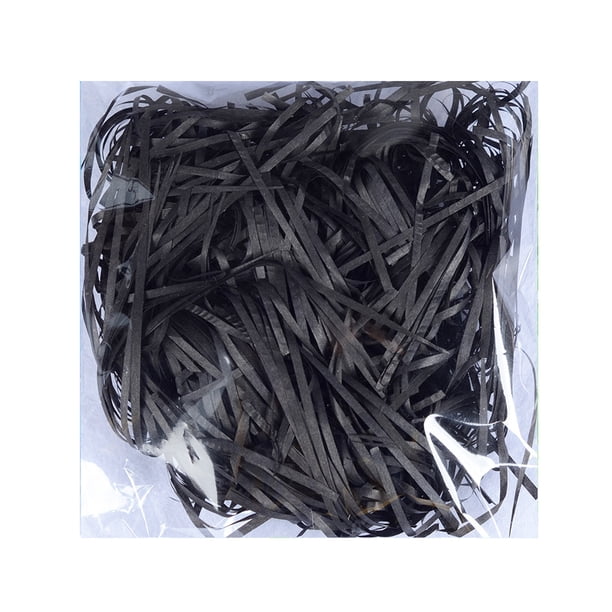 Fragmentos de Rafia de Papel Bewildely HA060944-20 Material de Relleno para Decoración de Fiestas Negro