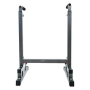 BalanceFrom Multi-Function Dip Stand, Steel, 500-Pound Capacity, Gray, Exercise Power Stand