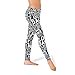 thumbnail image 3 of Alexandra Collection Leggings Love Dance pour Femmes Noir/blanc, 3 of 4