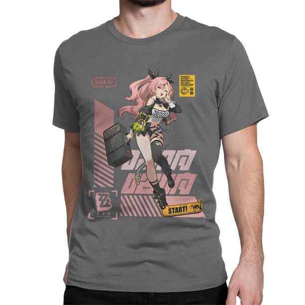 Camisetas vintage de la agente Nicole Demara Zenless Z Zero para hombre y mujer, de algodón puro, de manga corta, ideal para regalar.