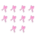 thumbnail image 2 of Bearachild 10 Uds. De lazos para envolver con decoración de cinta, nudos de regalo exquisitos grandes de plástico, decoración colorida, lazo, Kits de decoración para fiestas Rosado, 2 of 6