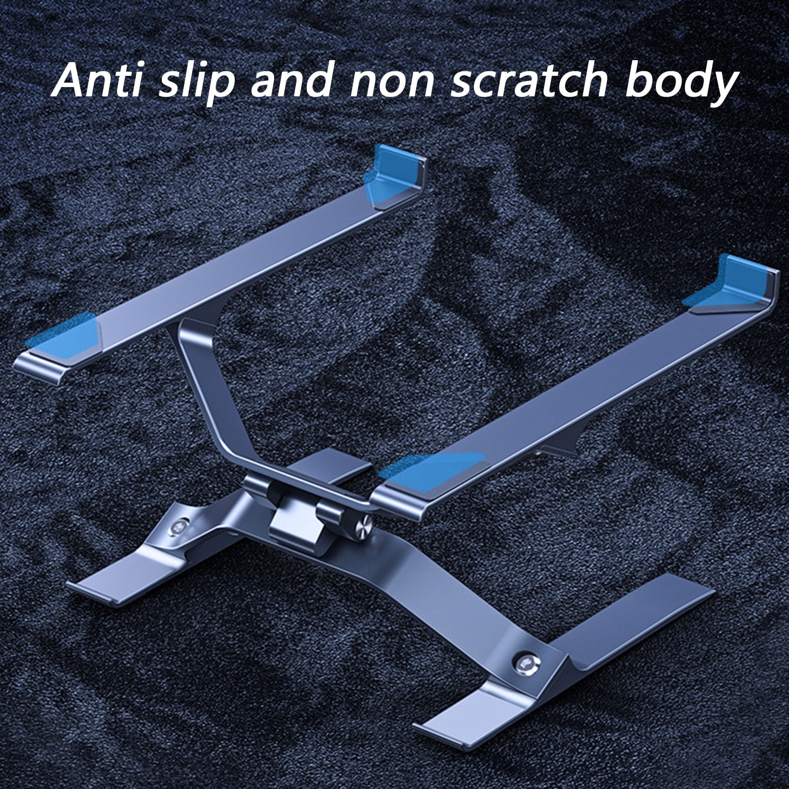 Aluminum Notebook Stand Angles Adjustment Lightweight Foldable For Optimaled Airflows Cooling Notebook Holder