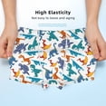 thumbnail image 3 of Yiaed Block Dinosaur Print Boys' Boxer Briefs Cotton Casual Stretch Comfort Boys Boxers - Kids Boxer Briefs Underwear for Boys (6-18)-X-Large, 3 of 5