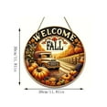 thumbnail image 5 of Rvasteizo Fall Decorations for Home, Halloween Thanksgiving Pumpkin Decoration Door Panel Wooden Crafts Home Decoration Hanging Holiday Decoration, 5 of 5