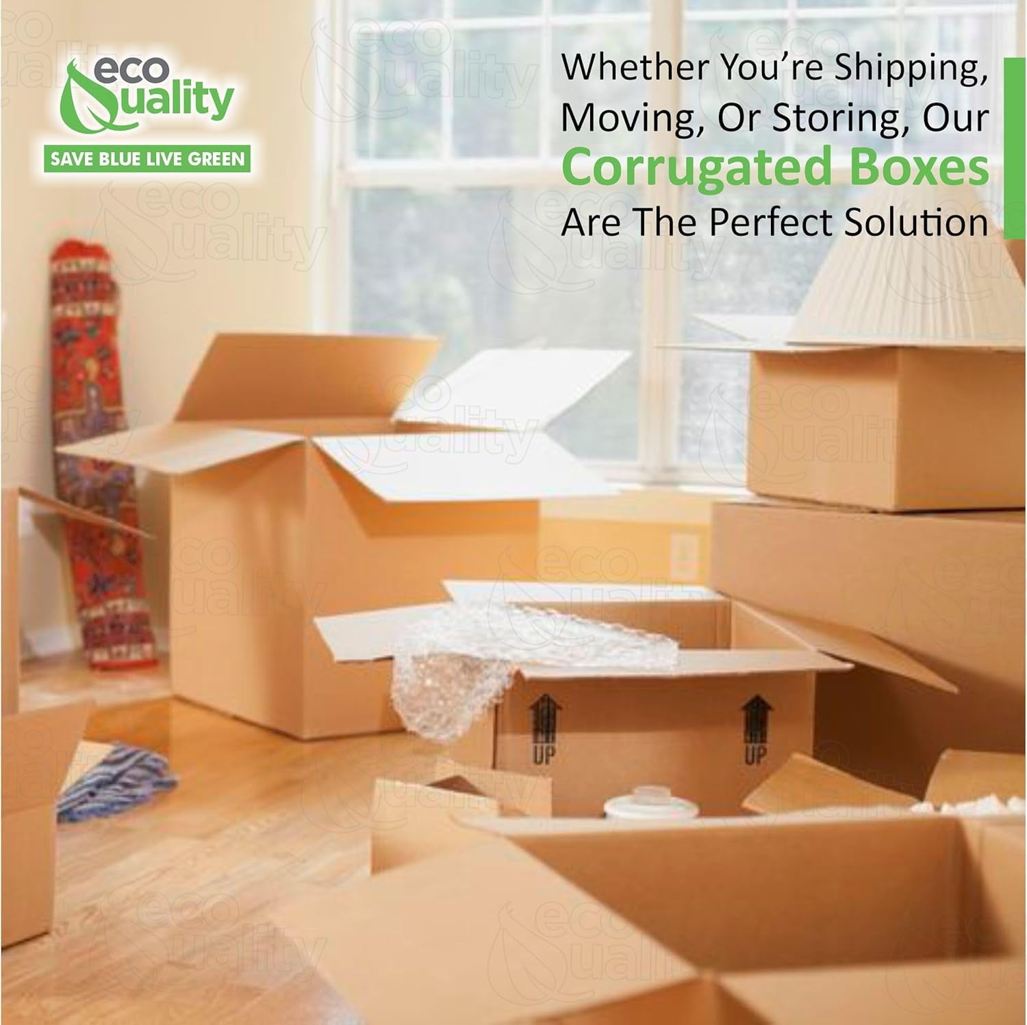 24x24x24 Moving & Shipping Boxes, Extra Strength, Heavy-Duty Corrugated Cardboard Boxes for Packing, Storage, Shipping (5)