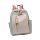 thumbnail image 5 of Mochila para niñas, moderna, de nailon resistente, con correas de hombro ajustables, ideal para el día a día. Gris, 5 of 7