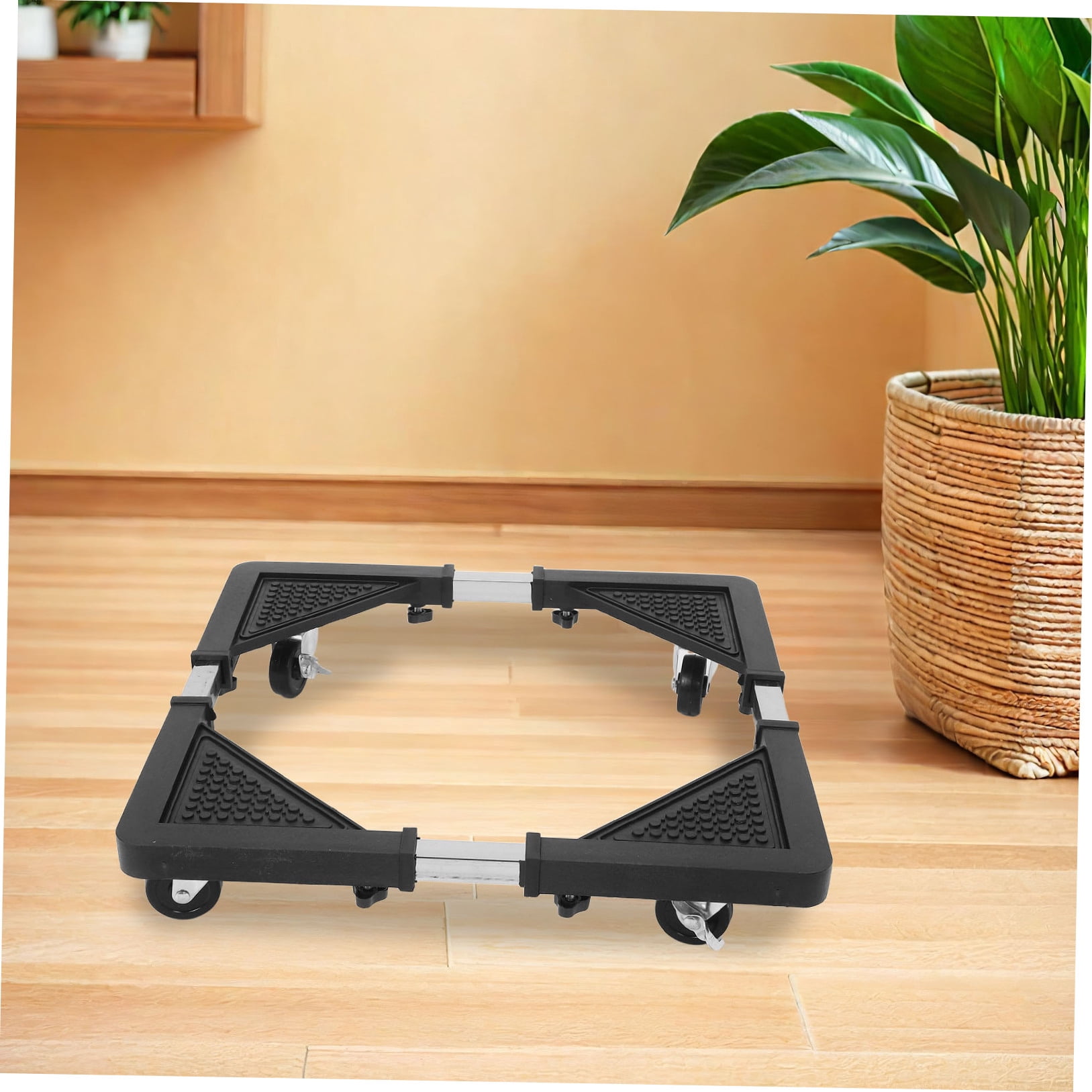 LOLIPPYY Adjustable Washing Machine Stand with Heavy-Duty Wheels for Easy Appliance Mobility and Stability