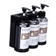 thumbnail image 5 of Dispensador de ducha de loción Contenedores de champú para baño Prensa manual Botella de loción Inodoro de hotel Dispensador de champú de fácil limpie Gris 3 ranuras, 5 of 8