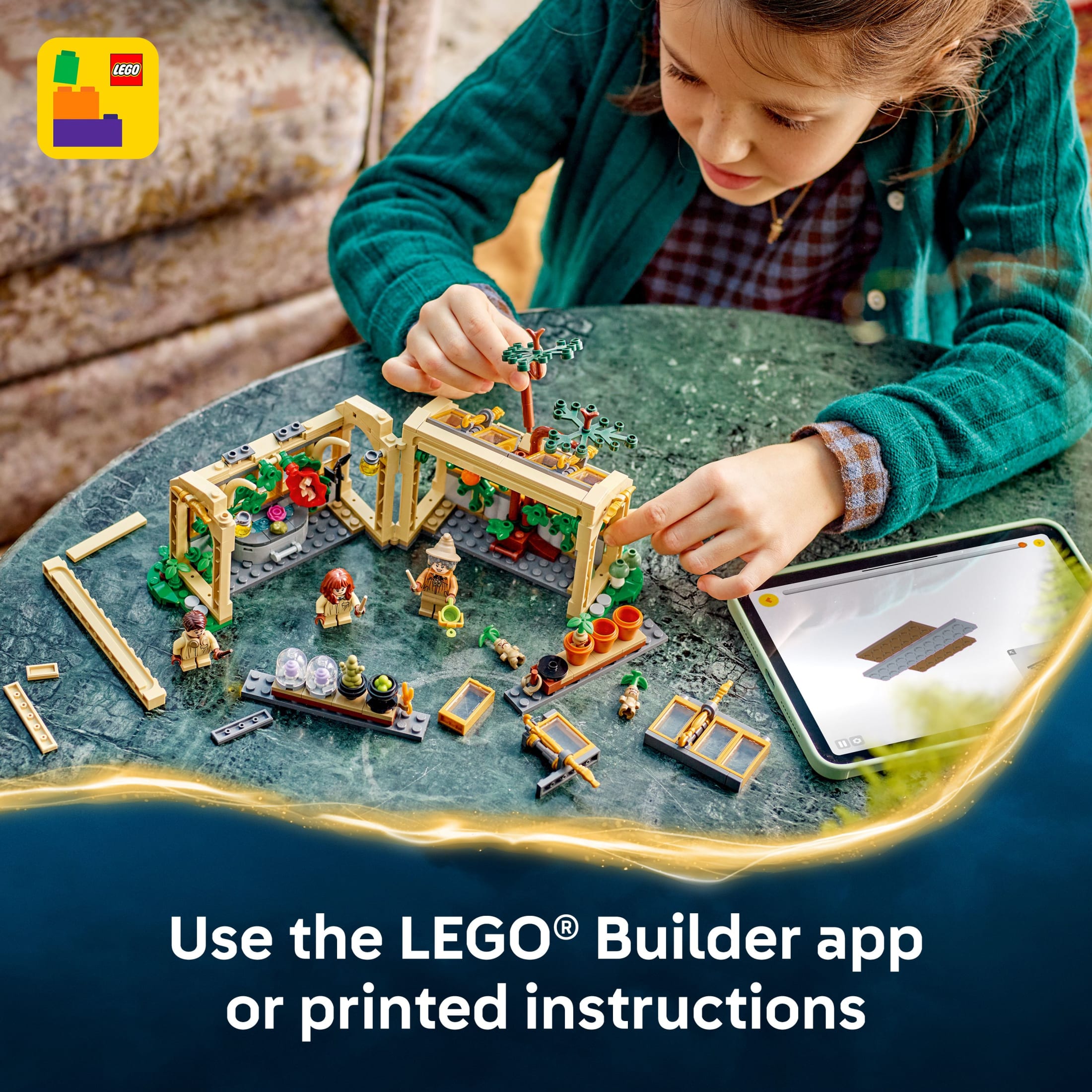 LEGO Harry Potter Castillo de Hogwarts: Clase de Herbología Juguete para Niños - Juguete de Construcción y Aprendizaje para Juego de Roles - Regalo para Cumpleaños - Coleccionable de Harry Potter para Niños y Niñas, Mayores de 8 años - 76445 7
