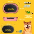 thumbnail image 2 of KE WOOW Cama Mediana modelo premium para Perro, Gato, Conejo y otras Mascotas, Cesta de Plástico, Incluye Colchón Doble Cara con funda, lavable y Placa de Identificacion Personalizados, Color Rosa KE WOOW Cama Plana con colchón personalizado, mediana, 2 of 10