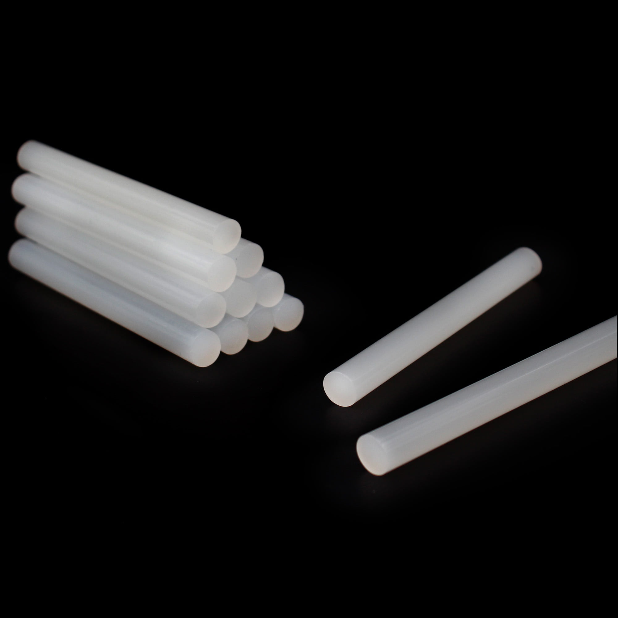 MtiolHig 20pcs 0.27'' Full Size Hot Glue Sticks for Hot Glue Gun  7.87''x0.43 White Large Hot Glue Sticks Bulk for DIY Craft Accessories  20pcs Glue Sticks