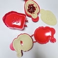 thumbnail image 6 of MOMOJIA Set of 3 Santa Shape Pie Maker Plastic Food Safe Pastry Baking Tool Dough Press Pocket Pie Mold for Christmas Treats, 6 of 20