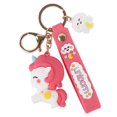 thumbnail image 1 of Cute Unicorn Keychain - Soft Silicone Key Chain Wristband, Kawaii Animal Key Ring Backpack Charm - Colorful Key Holder for Girls, 1 of 4