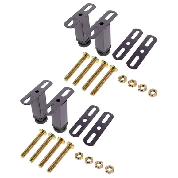 TEHAUX 1Set Bed Frame Feet Replacement with Large Height Adjustment and Strong Furniture Support