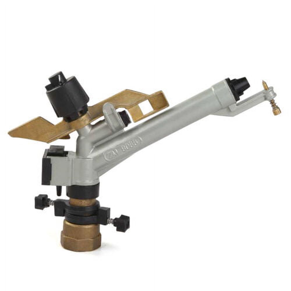 1.5" 360° Adjustable Impact Sprinkler Lawn Water Irrigation Spray Gun Large Area